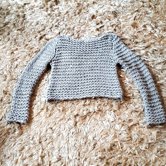 Cheap Monday wool alpaca chunky knit sweater in gray size small - Picture 2 of 10